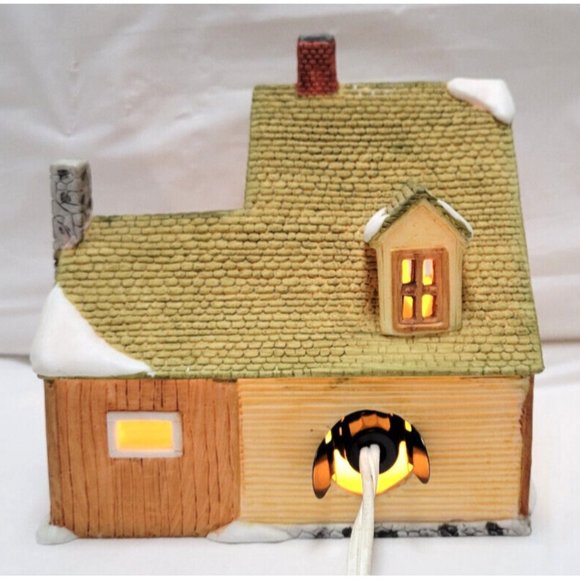 Vintage Dept 56 New England Village Series LIVERY STABLE & BOOT SHOP #65307 - Picture 5 of 8